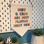 Personalised Children's Play Room Hanging Banner Sign, thumbnail 4 of 8
