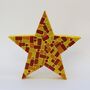 Handmade Star Mosaic Ornament, thumbnail 1 of 9