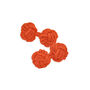 Fabric Knot Cufflinks In Orange | Cufflinks For Double Cuff Shirt, thumbnail 1 of 2