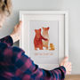 Personalised First Father's Day Bear Family Print, thumbnail 3 of 7