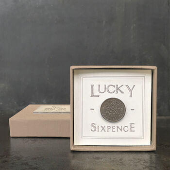 Wedding Lucky Sixpence In Gift Box, 4 of 4