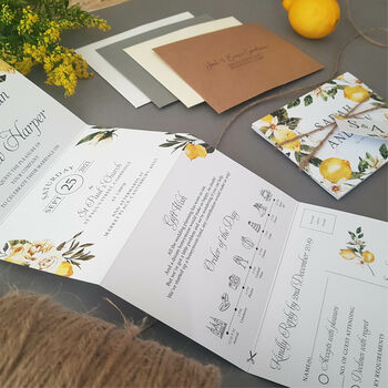 Lemon Wedding Invitations Sample, 3 of 6