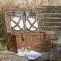 Four Person Luxury Picnic Basket With Contents, thumbnail 1 of 7