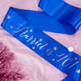 Personalised Birthday Party Sash Choose Your Words, thumbnail 3 of 10