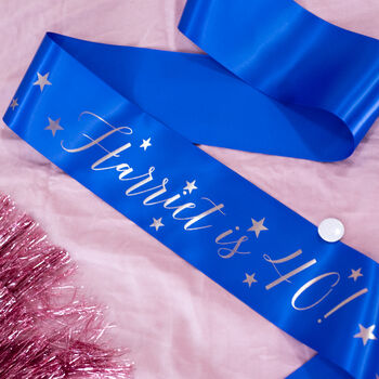 Personalised Birthday Party Sash Choose Your Words, 3 of 10