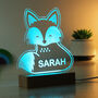 Personalised Fox LED Night Light, thumbnail 11 of 12