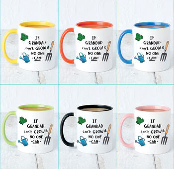 If Grandad Can't Grow It No One Can Mug Gardening Gift, 2 of 9