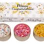 Many Congratulations Luxury Scented Candle Trio Set – Free Standard Gift Wrap, thumbnail 2 of 2