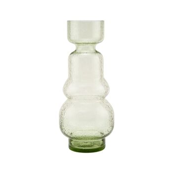 Organi Tall Green Glass Vase, 4 of 6