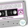 40th Birthday Print Songs On The Day You Were Born 1984, thumbnail 4 of 9