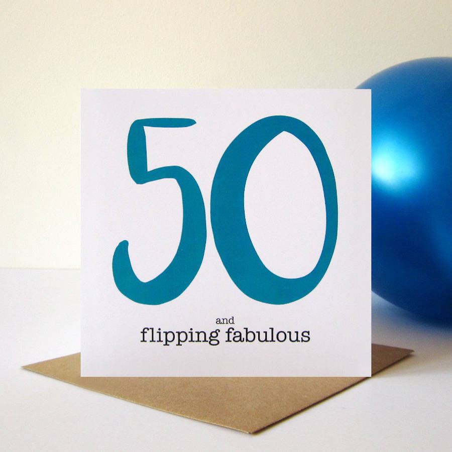 50 something and flipping fabulous birthday card by mrs l cards ...