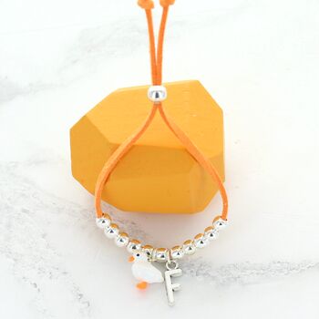 Kids Personalised Enamel Charm Suede Slider Bracelet, 9 of 11