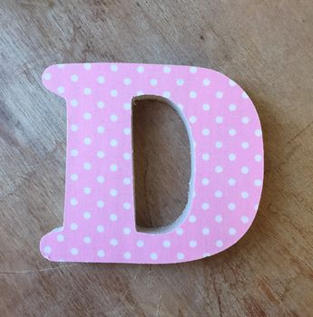 Polka Dot Wooden Letters, 2 of 10