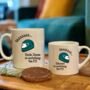 Personalised Daddy And Me Watching F1 Mugs, thumbnail 4 of 7