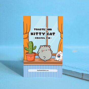 Cat Enamel Pin | Cute Pin Badges, 3 of 6