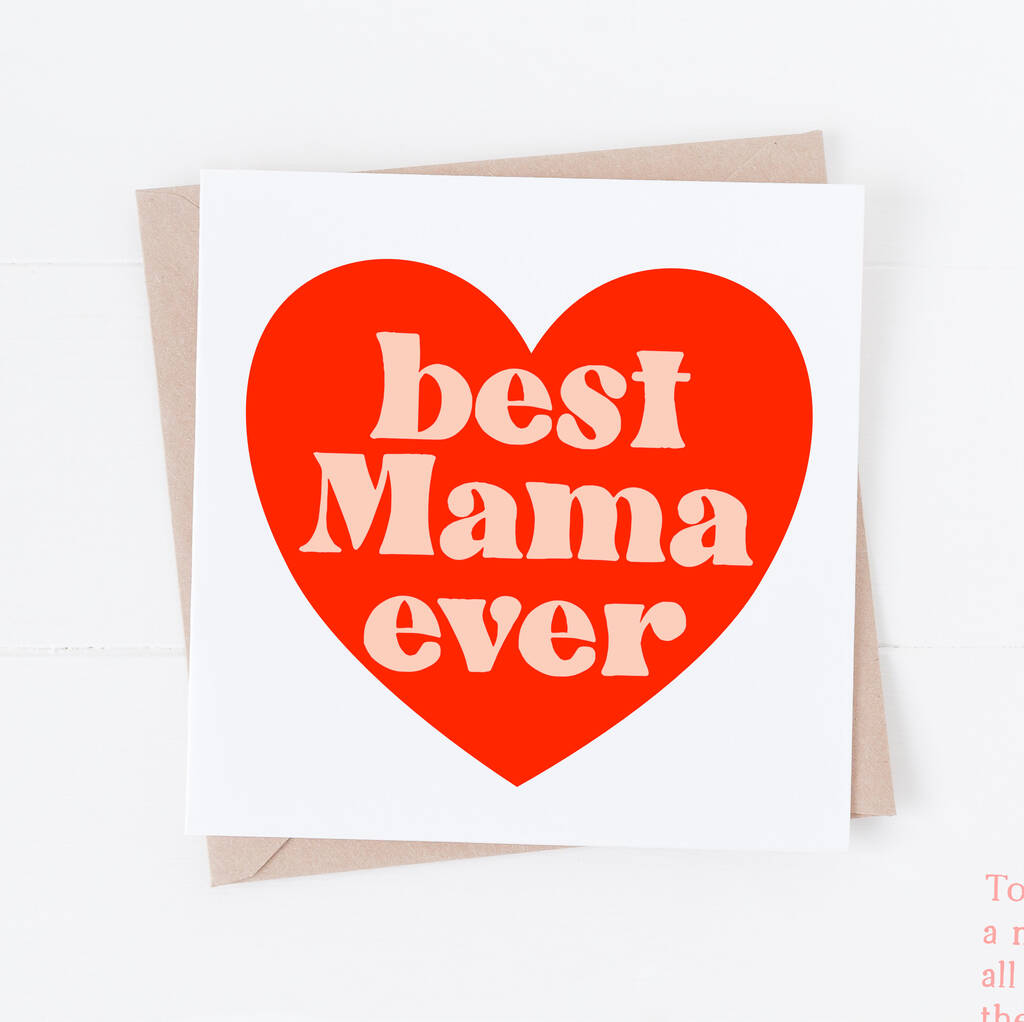 Best Mama Ever Card, 1 of 2