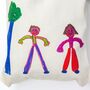 Personalised Child's Drawing Canvas Bag, thumbnail 5 of 10