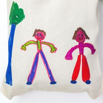 Personalised Child's Drawing Canvas Bag, 5 of 10