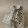 White Handcrafted Mirror Potli Bag, thumbnail 4 of 8