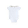 Nina Floral Frill Collar Baby Bodysuit, thumbnail 2 of 6