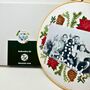 Christmas Photo Frame Embroidery Kit, thumbnail 2 of 5