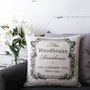 Personalised Family Home Cushion Cover, thumbnail 1 of 5