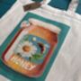 Honey Jar Cotton Tote Bag, thumbnail 4 of 4