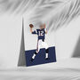 Tom Brady New England Patriots American Football Poster, thumbnail 2 of 3