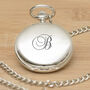 Personalised Script Initial Pocket Watch, thumbnail 1 of 7