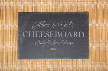 Personalised Slate Cheese Board, 2 of 4