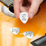 Personalised Couldn't Pick A Better Guitar Pick Keyring, thumbnail 3 of 9