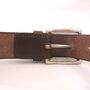 Personalised Handsewn Bravo English Bridle Leather Belt, thumbnail 3 of 9