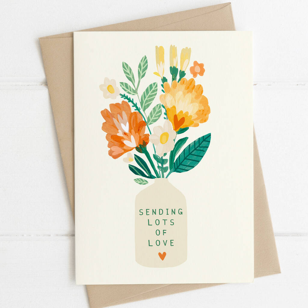 Sending Love Card By Darcie Olley | notonthehighstreet.com