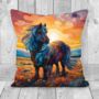 Shetland Pony Hand Made Poly Linen Cushions, thumbnail 3 of 9