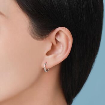 Sterling Silver Octopus Tentacles Hoop Earrings, 3 of 11