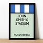 John Smith's Stadium Monopoly Huddersfield Football Print, thumbnail 1 of 2