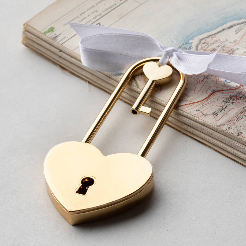 Personalised Love Lock By The Carriage Trade Company