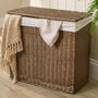 Rectangular Partition Laundry Basket, thumbnail 1 of 6