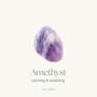 Amethyst Crystal Intention Candle A Gift For Calm, thumbnail 5 of 5