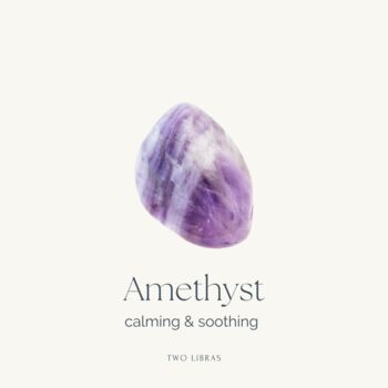 Amethyst Crystal Intention Candle A Gift For Calm, 5 of 5