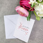 Personalised Wedding Card And Date Card, thumbnail 6 of 6