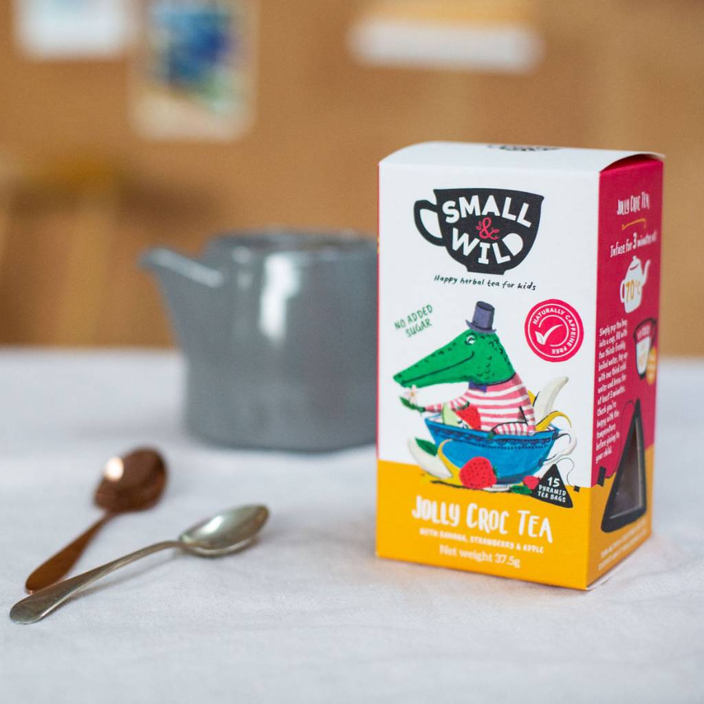 Jolly Croc Tea For Kids With Banana And Strawberry By Small & Wild