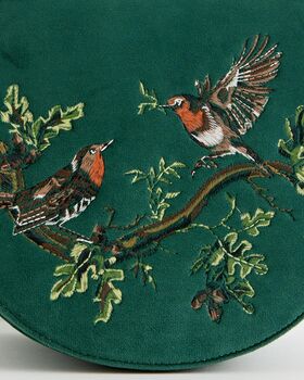 Fable Robin Love Embroidered Saddle Bag, 5 of 7