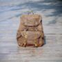 Vintage Look Waxed Canvas Backpack, thumbnail 10 of 12