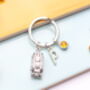 Caravan Personalised Keyring Travel Caravanning Gift, thumbnail 2 of 11