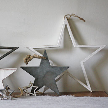 Wooden Star Christmas Decorations, 5 of 6