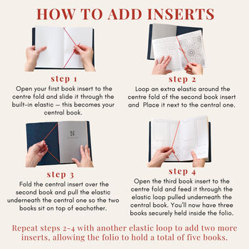 Personalised Refillable A5 Planner Folio | Vegan Leather Journal Cover, 12 of 12