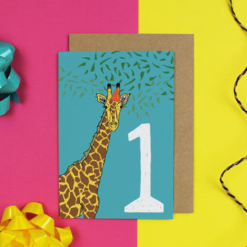 Children's Age Animal Birthday Cards, Age One To 10, 2 of 11
