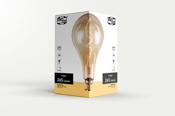 Vintlux Kyodai Fira Pear Xxl Gold Dimmable LED Bulb, 5 of 5
