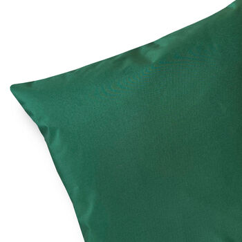 Bottle Green Water Resistant Garden And Outdoor Cushion, 2 of 3